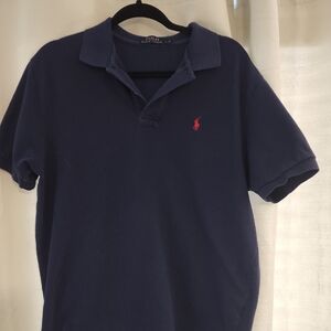 Polo by Ralph Lauren Men's Dark Blue Polo Shirt